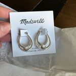 Madewell NEW!  Vintage Knot Hoop Earrings Photo 3