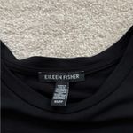 Eileen Fisher  Boxy Cap Sleeve Shift Mini Dress Black Photo 4