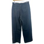 Abercrombie & Fitch  Black Pleated Wide Leg Dress Pants Trousers Women Size 31 12 Photo 1