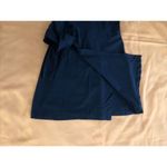 SFW Suitable For Work Women Dress Black Medium Sleeveless Wrap Open Zipper Back Photo 12