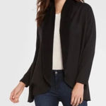 Drew  Black Long Sleeve Fleece Lined Long Sleeve Waterfall Cardigan Size XS Photo 0
