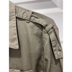 SHE SAFARI Hunter Khaki Shirt Button Up Long Sleeve Women's Size 2XL XXL‎ Green Photo 6