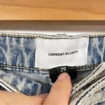 Current/Elliott Current Elliott Light Wash Cut Off Denim Jean Skirt Womens 29 Mini Blue Casual Photo 5