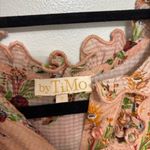 ByTiMo Floral Dobby Textured Ruffle Puff Sleeve Dress Photo 4