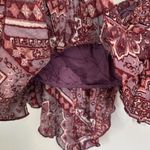 Olivaceous NWT Handkerchief Print Crop Top - Size: Medium Photo 4