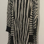 Ashley Stewart  black grey striped Cardigan sweater size 22/24 EUC Photo 0