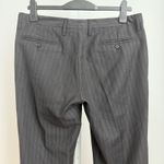 DOLCE&GABBANA Pinstripe Wool Dress Pants Career Made in Italy size 50/34 (L) Gray Photo 6