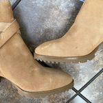 Blondo Tan Suede Tamzin Waterproof Heeled Ankle Bootie neubuck leather Photo 8