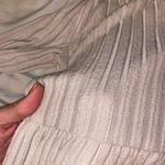 Neutral Mock Neck Sweater Dress Tan Photo 2