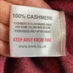 Lochmere Women’s Washable Cashmere Red Knit Comfy Cozy Crewneck Sweater Size M Photo 7