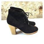 Talbots NWOT Heeled suede desert boots black 7.5m Photo 1