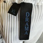 Drama White Polka‎ Dot Pleated Skirt Vintage 90s Preppy Retro Coquette XL Photo 6