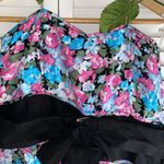 Paradis Miss Strapless Floral Ruffle Mini Dress Photo 4