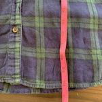 Old Navy  Womens Classic Flannel Shirt Long Sleeve Button Down Plaid Size M Photo 9