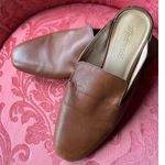 Madewell  Brown Leather Mules Size 8 Photo 3