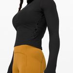 Lululemon Cropped Long Sleeve Top Gloss Trim🖤 Photo 1