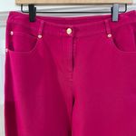 St. John  Yellow Label Pink Heavyweight Twill Pants Size 4 Photo 71