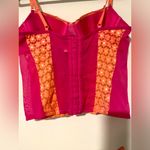 Rampage Vintage Fuchsia Orange Lace Balconette Corset Bustier Sexy Lingerie Top Photo 2
