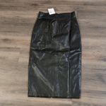 Forever 21 Black Leather Skirt Photo 4