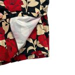 Ashworth Womens Floral Print Skort Size 6 Red, Black, & Beige Photo 4