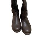 G C Shoes Riding Boots Brown Women Size 9 Tall Knee High Buckle Strap Boots Photo 3