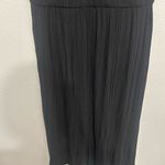 DKNY  Black Midi Pleated Dress NWT 10 Photo 3