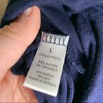 Active USA  Navy Blue Strapless Stretch Jumpsuit size L Photo 2