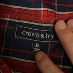 Crown & Ivy  plaid button down xl Photo 4