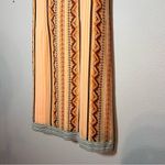 Sundance  Slip Dress Silk Sleeveless Orange Tribal Aztec Boho Print Size 16 Midi Photo 7