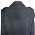 Attention NWOT women's black jean jacket with epaulette, size 14 Photo 14