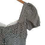 Privacy Please  Revolve Black and White Mini Dress Ruffle Sleeve XS Photo 5