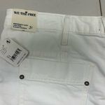 We The Free Free People  Beginner’s Luck Low Rise Slouch Shorts White size 31 Photo 2