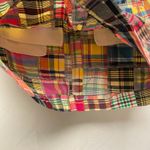 Old Navy  Multicolor Patchwork Plaid Mini Skirt Size 10 Mardi Gras City Chic Photo 7