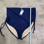Cacique Swim by  size 18 navy high waisted bikini bottoms Photo 5