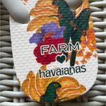 Farm Rio  Banana Nest Havaianas Sandals size 11/12 boho vacation beach travel Photo 9