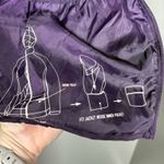 Time & Tru Women's Purple Quilted Puffer Winter Jacket Photo 5