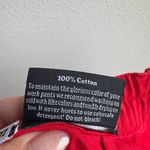 Big Bud Western Paint Stamped Mushroom Red Jean Pants Size Medium Boho Whimsical Photo 7