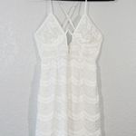 For Love & Lemons NWT  White Mimi Mini Lace Dress Size Medium Photo 1