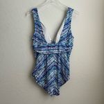 Contours By Coco Reef One Piece Swim Blue Purple 14 38 B/C Photo 4