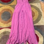 Roller Rabbit  Clarissa Midi Dress Magenta Purple 100% Cotton Women’s Size Small Photo 0