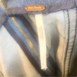 Free People Two Tone Denim Mini Skirt Size 0 Photo 7