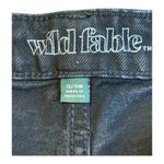Wild Fable Black Denim Shorts High Rise Cuffed Hem Fair Trade Women Size 12 Photo 4