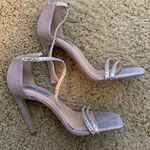 Steve Madden Collette strappy heeled sandal in blush glitter Size 7 Photo 12