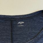 Gilly Hicks  Long Sleeve Pullover Top Blue Heathered Graphic Print Women's Sz M # Photo 5