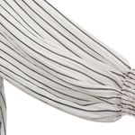 Flawless  Women’s Boutique Oversized Puff Sleeve Sheer Button Down Shirt Photo 9