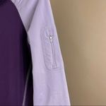 Reebok Small Turtleneck Mock Neck Purple Running Top Pastel Deep Purple Pullover Photo 3