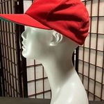 YA Los Angeles Vtg YA Brand Solid Red Blank Snapback Trucker Hat Cap Photo 0