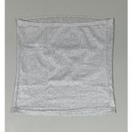 Mighty fine O-Mighty Gray Grey Blue Headphones Logo Graphic Tube Top Shirt Blouse Tee Size S 🎧 Photo 2