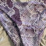 Zaful Purple Snake Print Bikini Photo 2