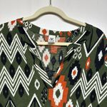Sew In Love Black and White Graphic Tunic 3/4 Sleeve Aztec Design Size XL Photo 4